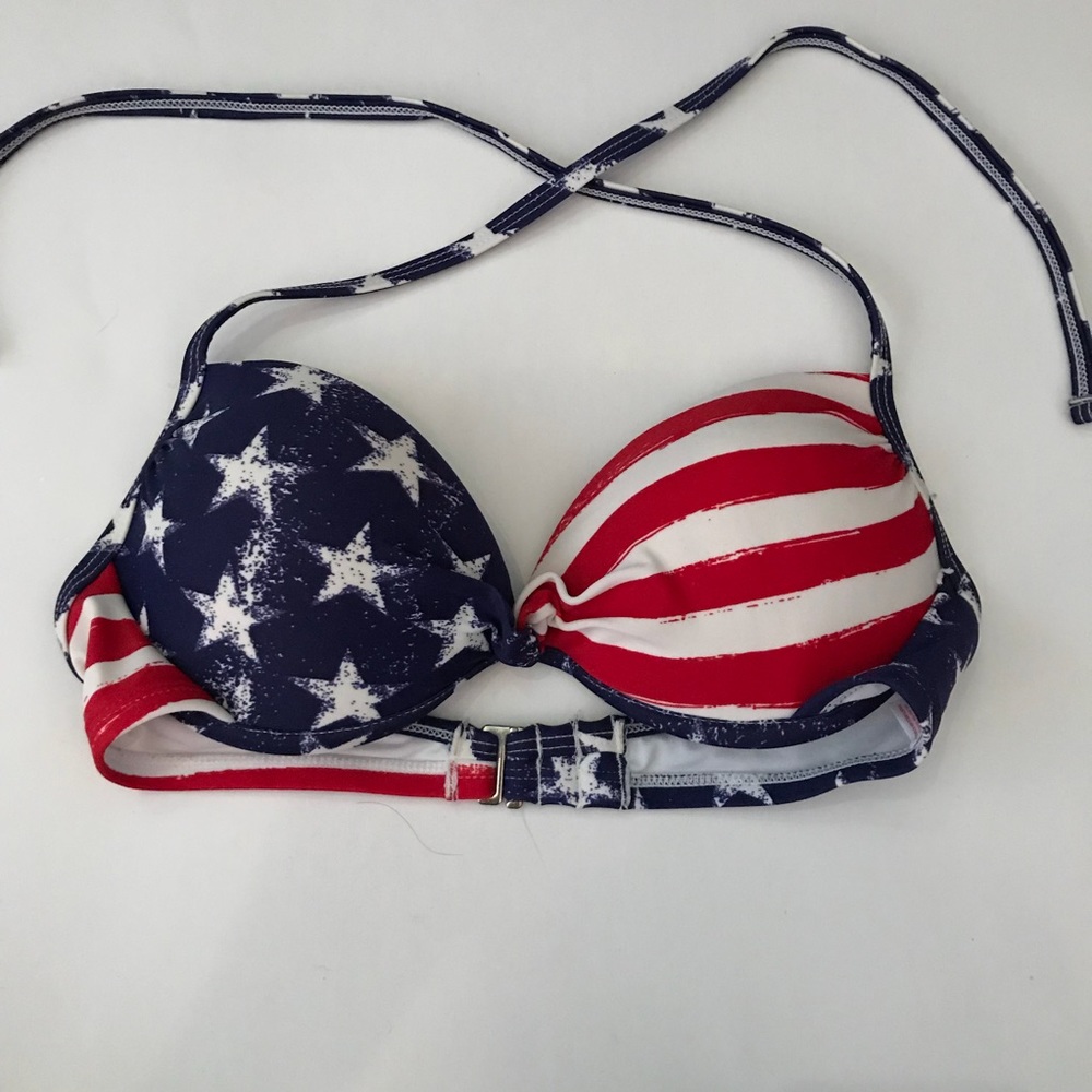 Xhilaration American flag bikini top